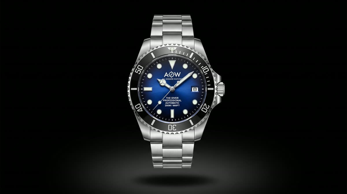 The Diver on a steel bracelet